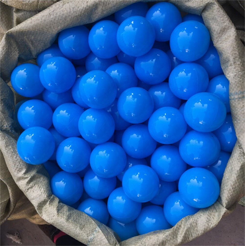 10pcs White Blue Soft Plastic Ocean Ball Baby Swim Pit Toy 7cm D9924