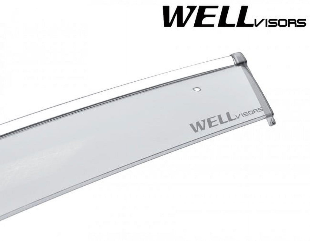 Smoke Tinted Clip-On Side Window Visors H714