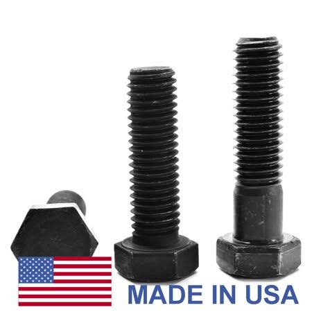 1/2 inch-20 x 1 1/2 inch Fine Thread Grade 5 Hex Cap Screw, Black Oxide, Pk 50 P4702