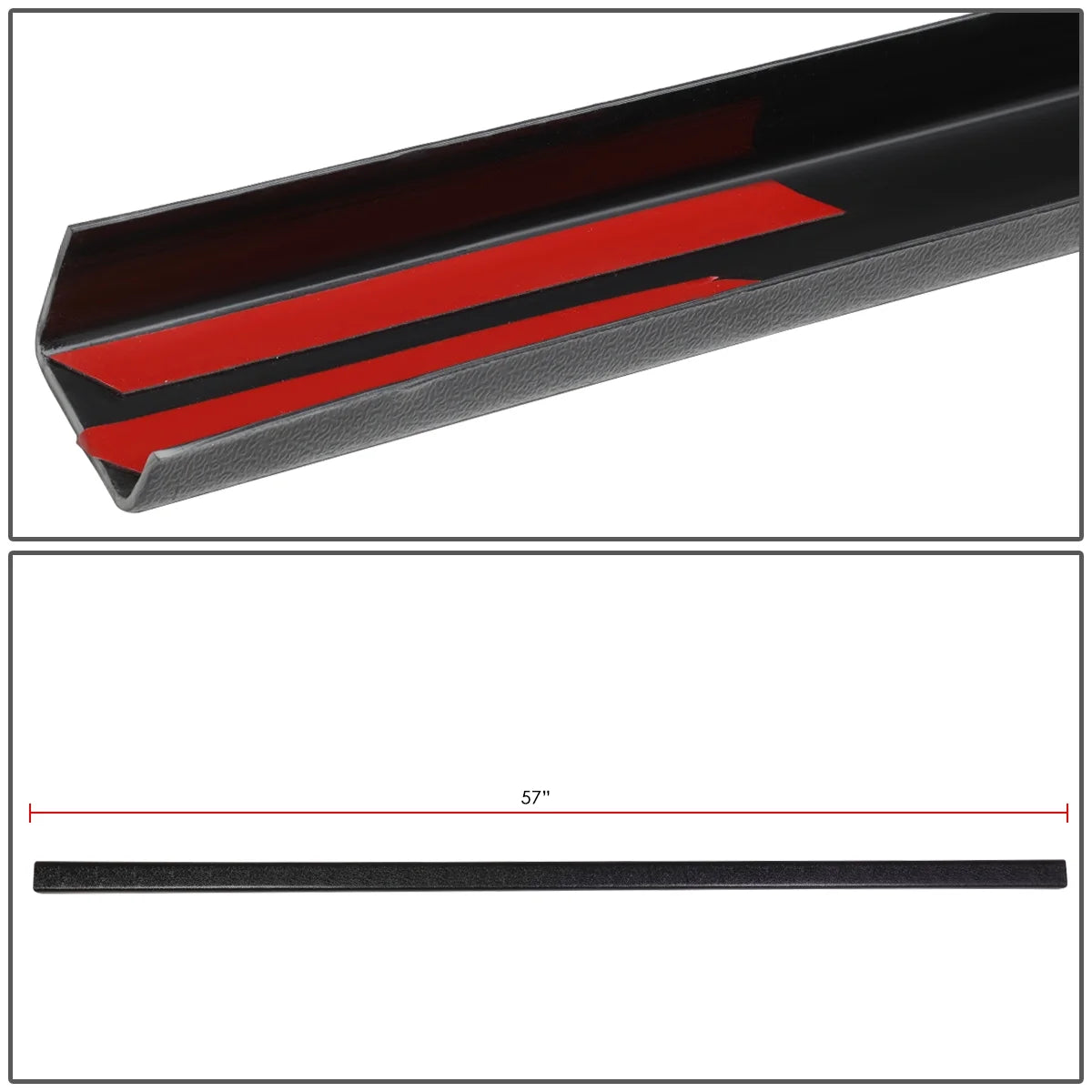 Truck Bed Front Rail Molding Cap Protector Q321