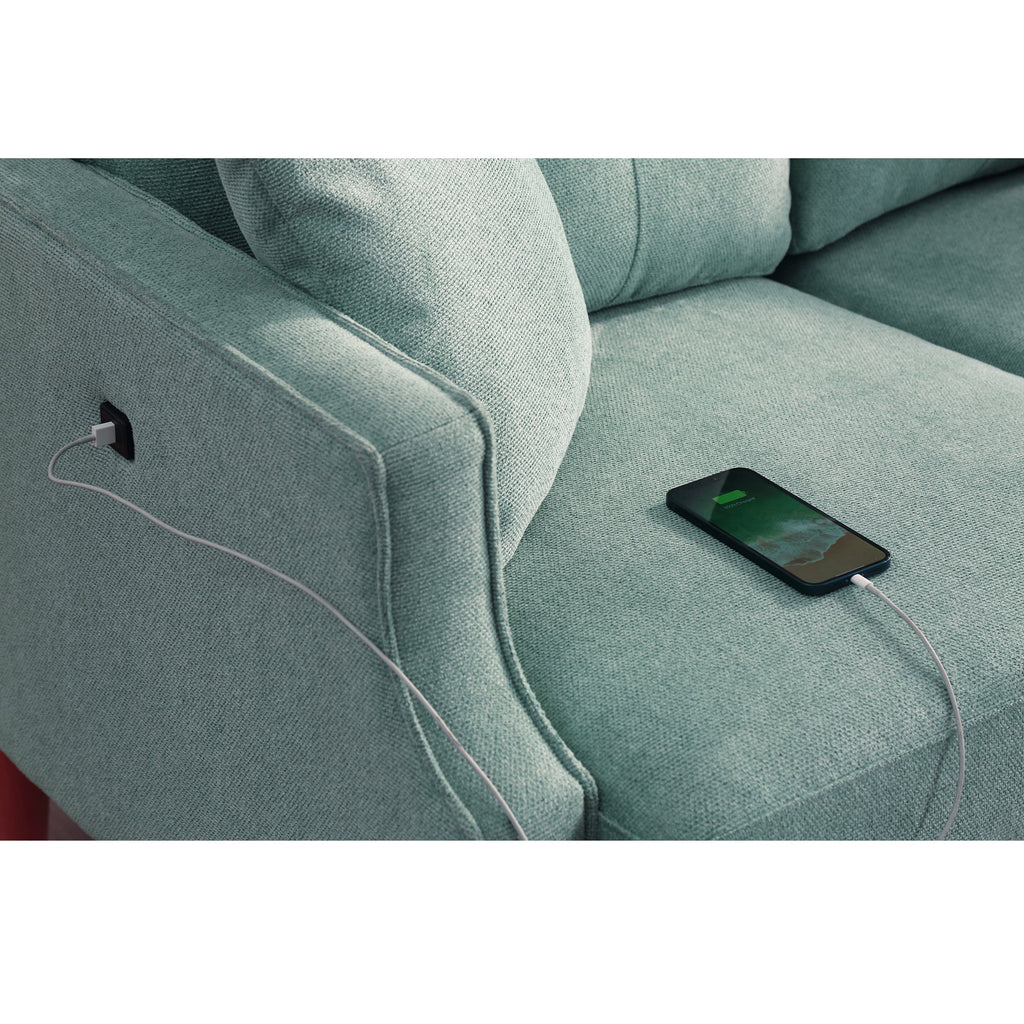 3 Seater Sofa with Waterproof Fabric and USB Charge Port G583