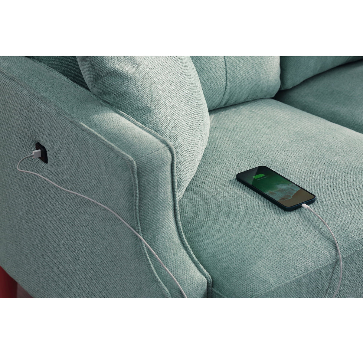3 Seater Sofa with Waterproof Fabric and USB Charge Port G583