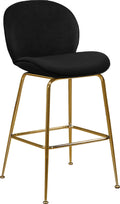 Black Velvet Stool Set of 2 T271367