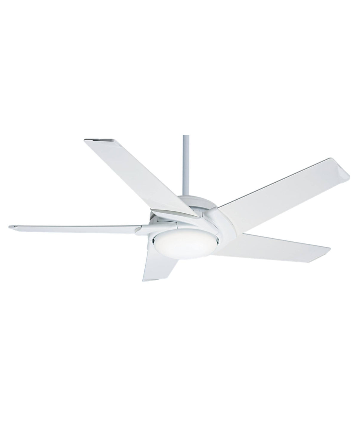 54 in. Snow White Ceiling Fan with Light and Remote H333