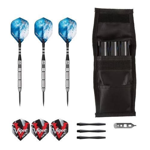 21 Grams Tungsten Steel Tip Darts and Black Dart Case Y661
