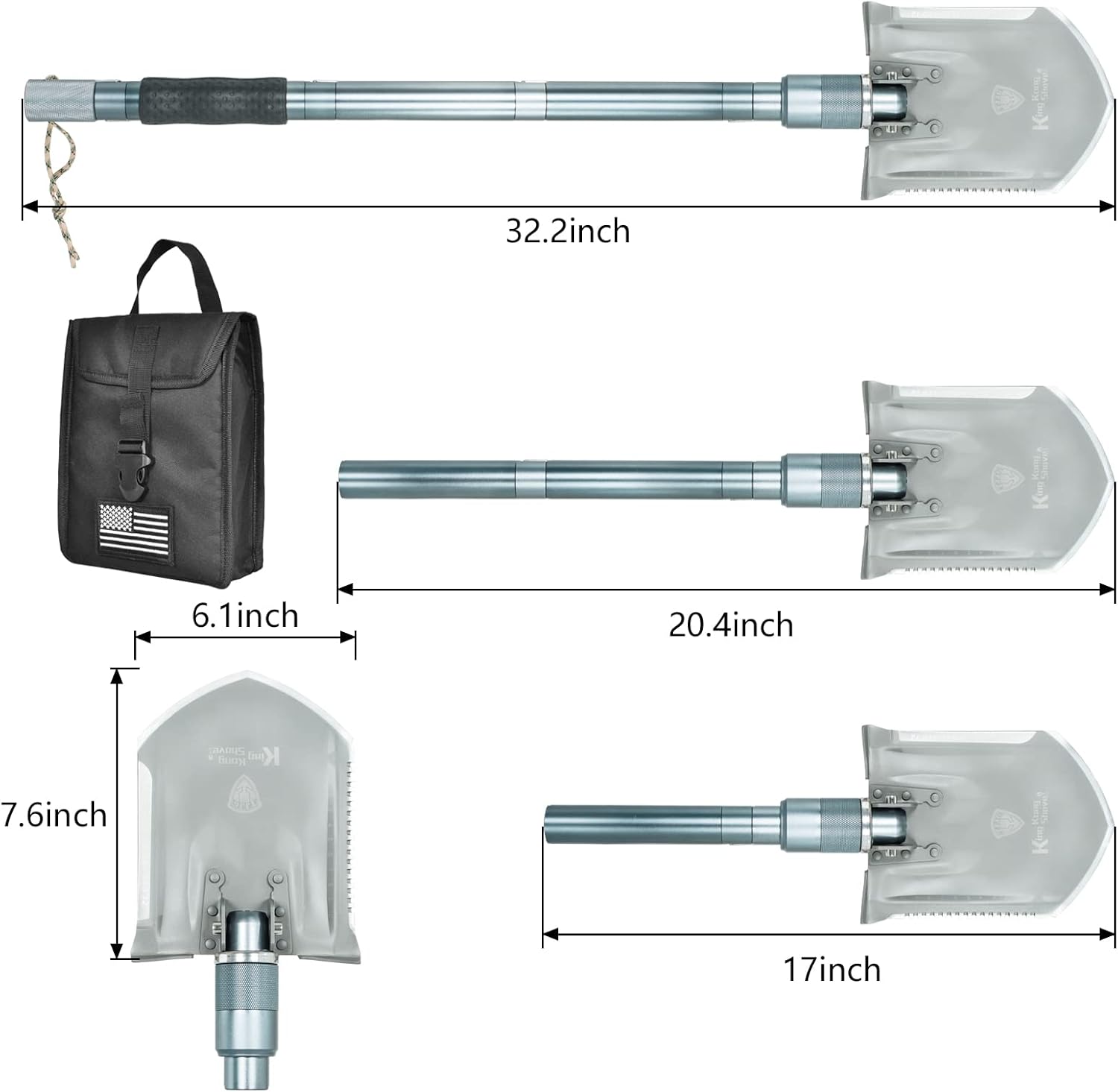 Folding Survival Shovel K294