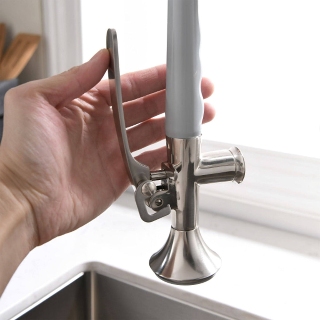 Brushed Nickel Pull Down Kitchen Sink Faucet with Sprayer F480837