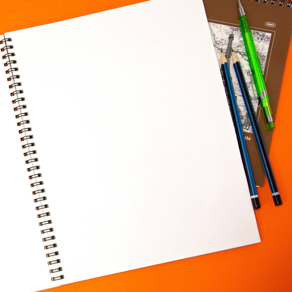 30 Ct 8.5 inch x 11 inch Spiral Sketch Book A41300