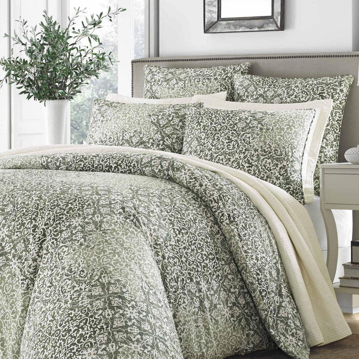 Green King Duvet Cover Set R2457