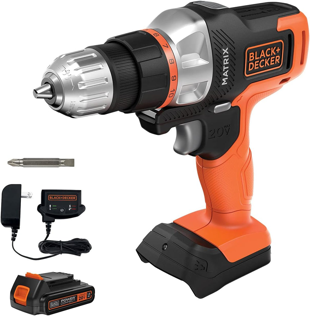 20V MAX Cordless Drill/Driver Kit, Orange, Pack of 2 H1581