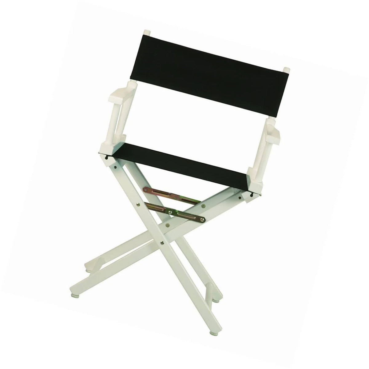 White Frame Black Canvas Director's Chair U11092