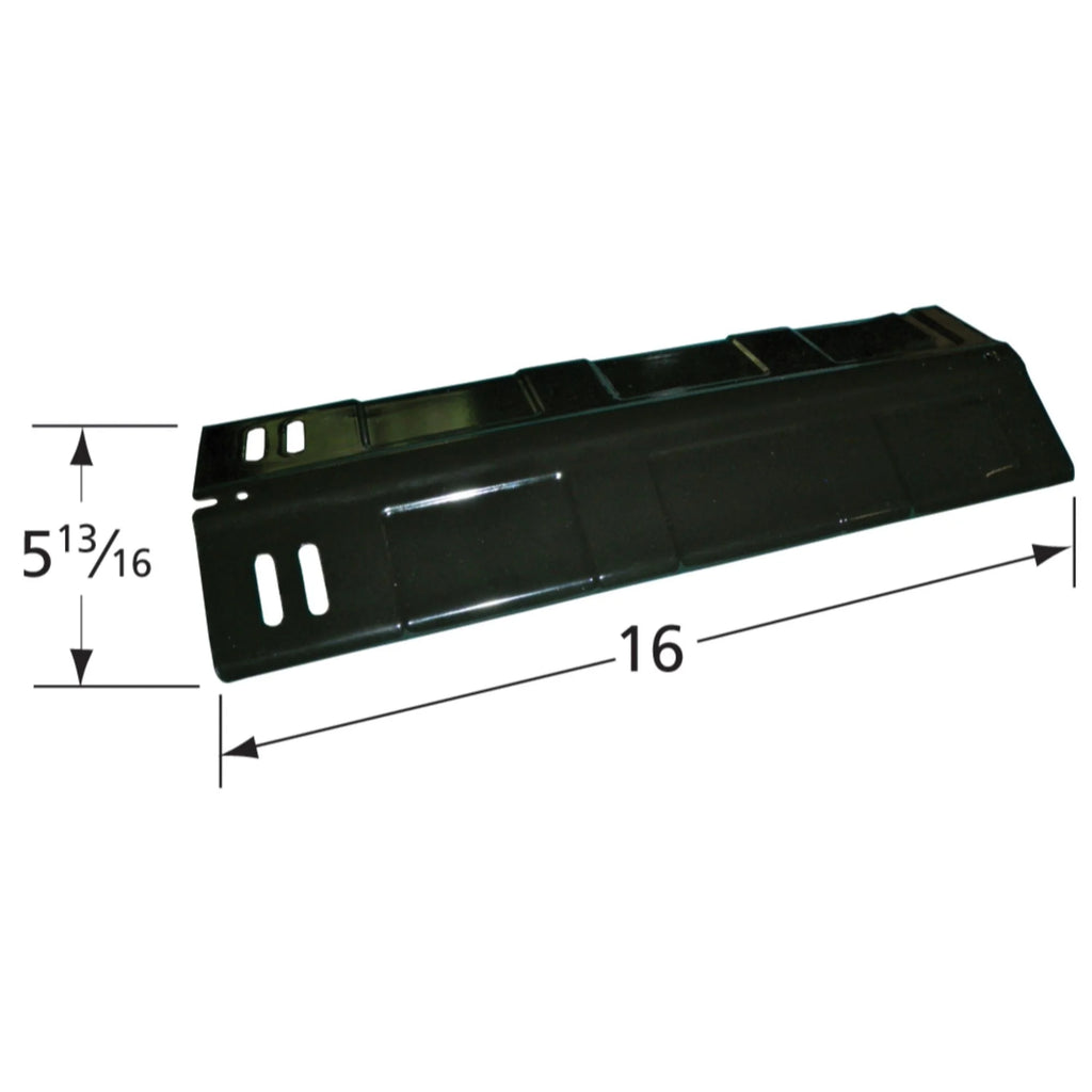 16" Black Heat Plate for Gas Grills I37775