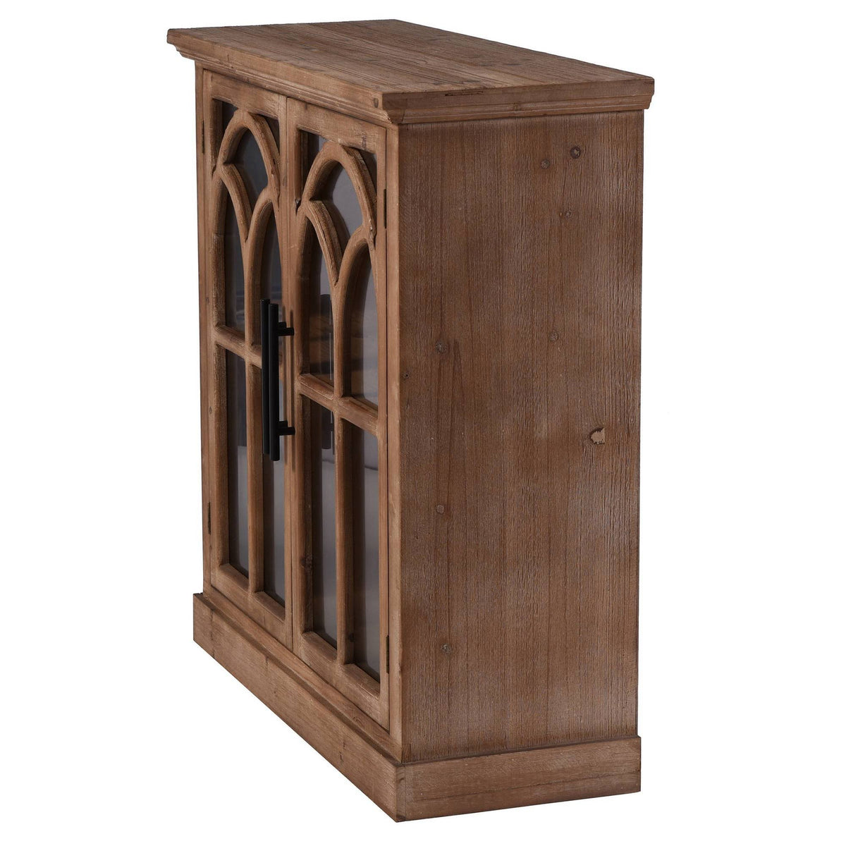 Light Pine Black Cabinet V2367