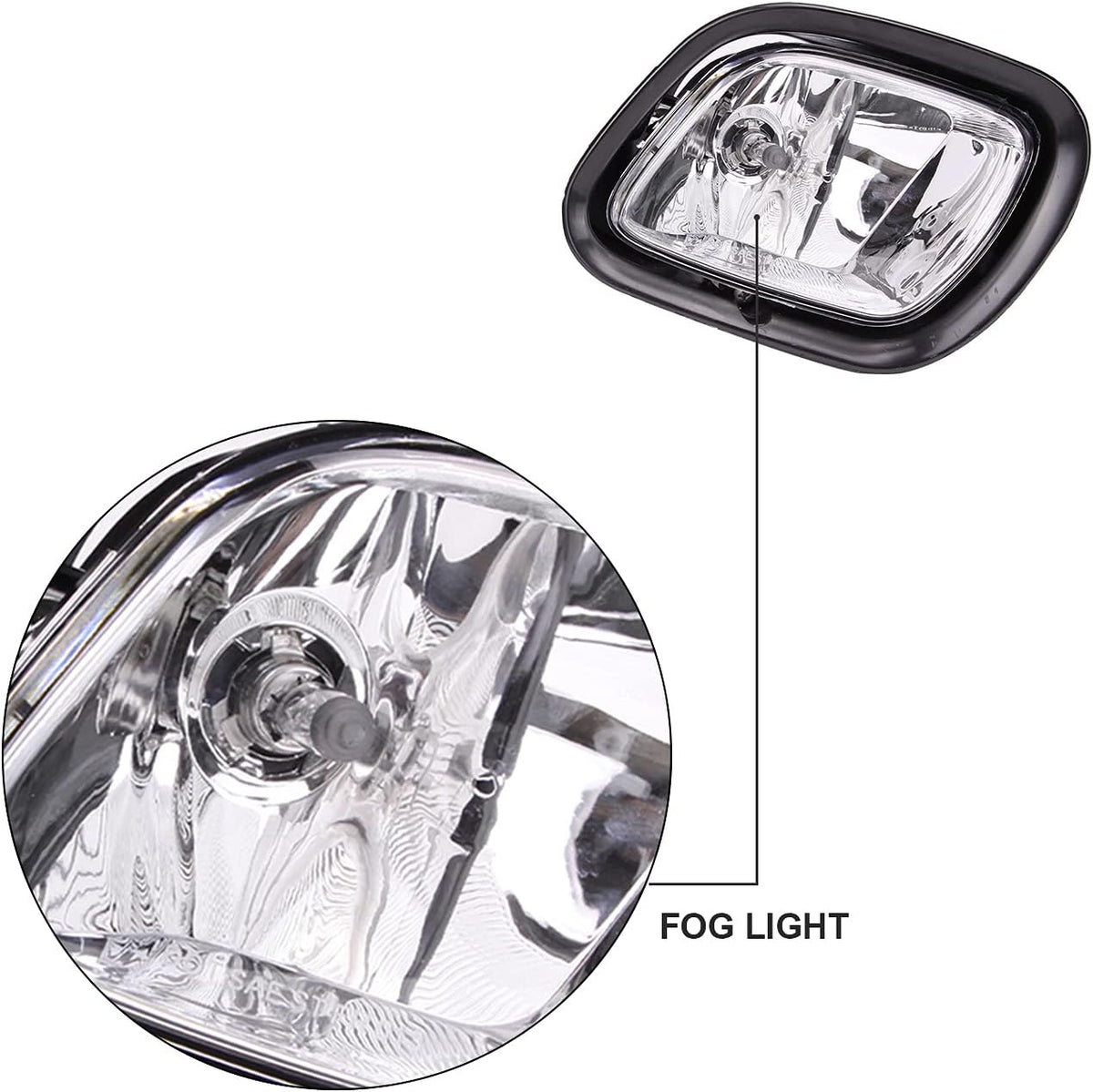 Fog Light Set For Freightliner Cascadia Truck 2003-2015 Replacement Pair P36180