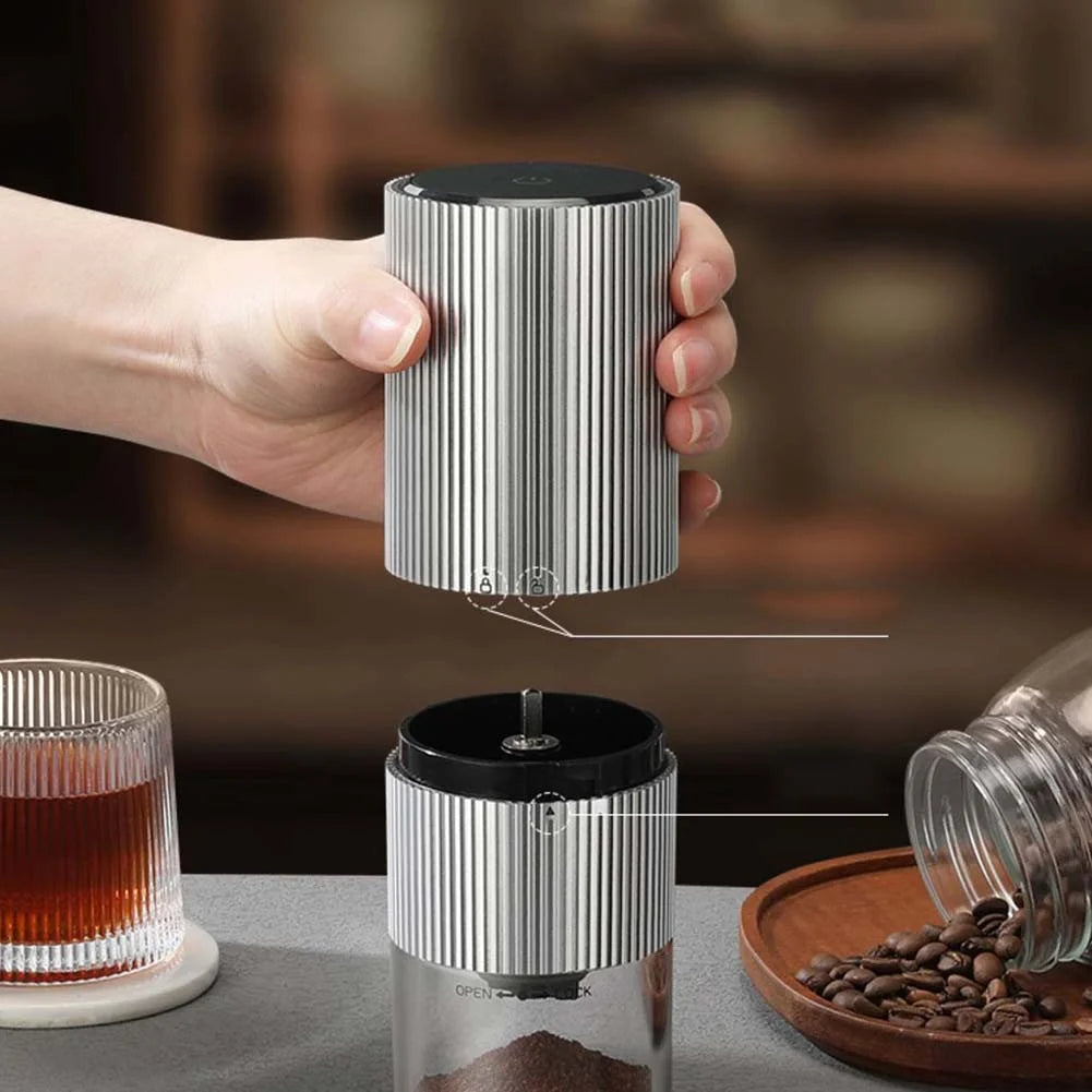 Stainless Steel Electric Coffee Bean Grinder Y55298