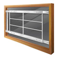 White Adjustable Width 4-Bar Window Guard I25805