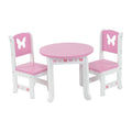 18 Inch Doll Kitchen Table and 2 Chair Dining Set X4344