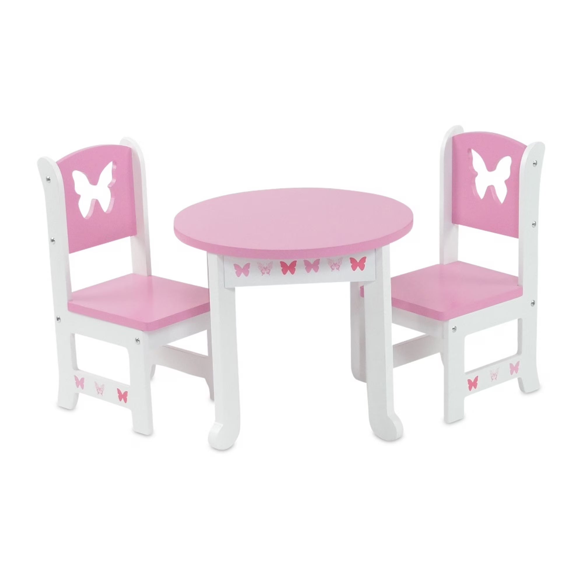 18 Inch Doll Kitchen Table and 2 Chair Dining Set X4344