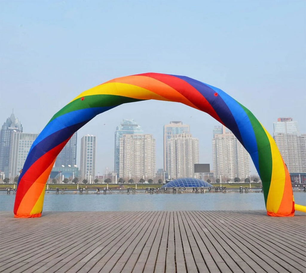 Inflatable Rainbow Advertising Arch with PU Coated R50527