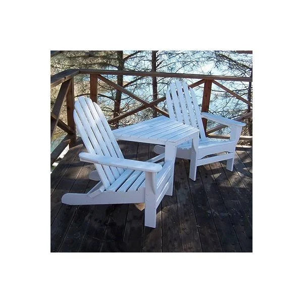 Sand Recycled Plastic Adirondack Bench T930579
