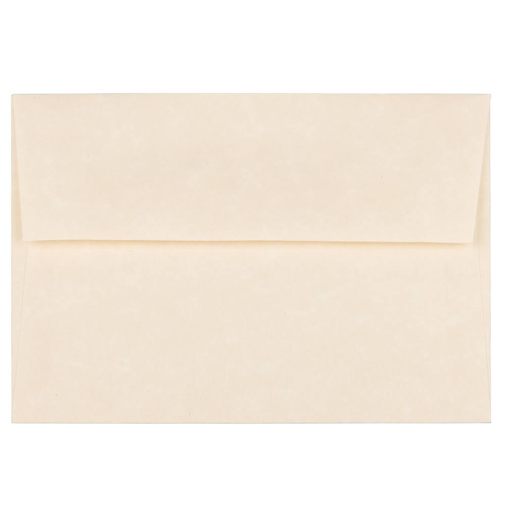 4Bar A1 Parchment Invitation Envelopes, 3.625 x 5.125, Natural Recycled, Bulk 1000/Carton W762