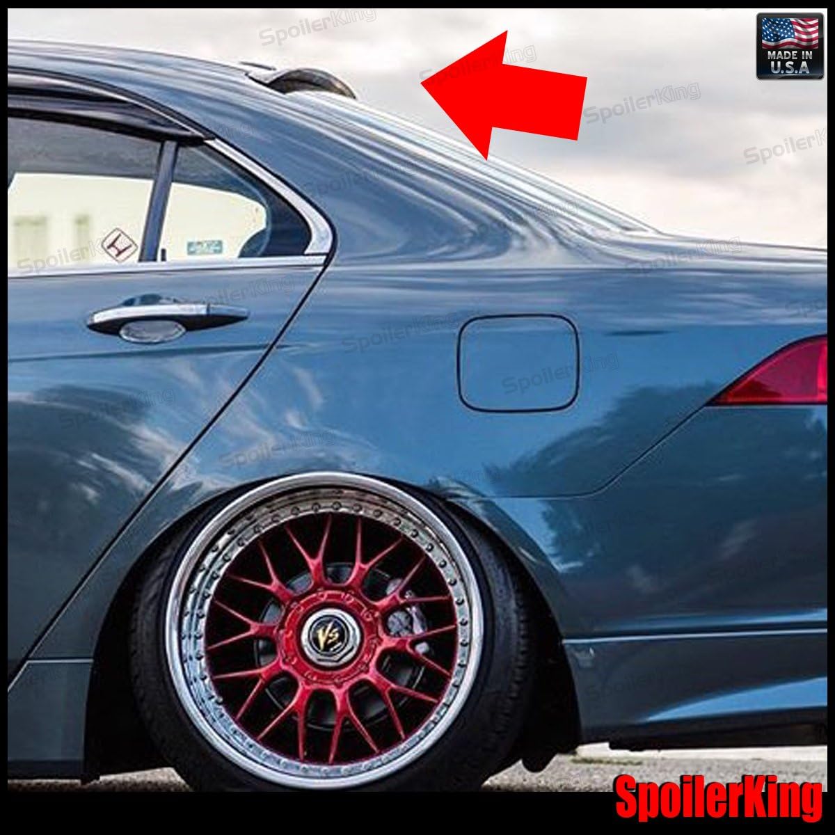 Roof Spoiler compatible with Acura TSX CL9 2004-2008 A225