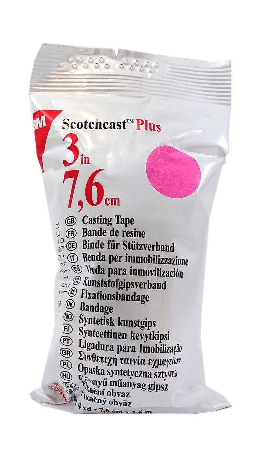 Pink Scotchcast Plus Casting Tape 3x22 x 4 Yards R6357