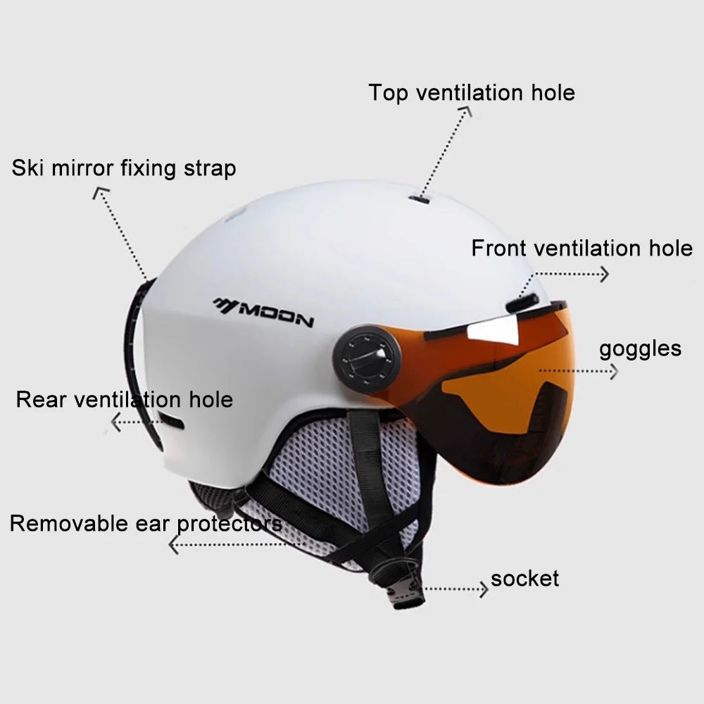 Skiing Helmet Winter Windproof Cycling Headgear S931383