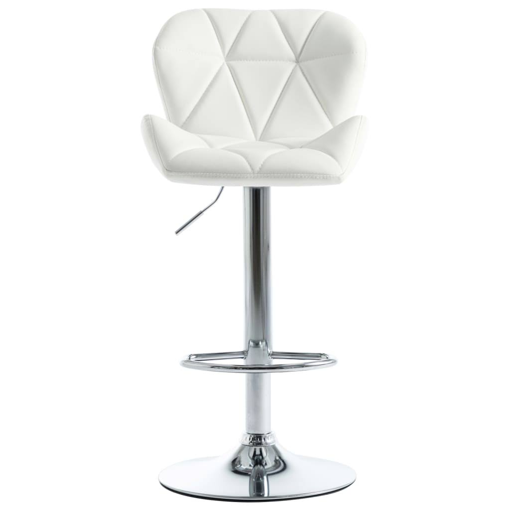 Orange Faux Leather Bar Stool J23864