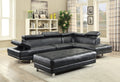 Black Sectional Sofa A3280