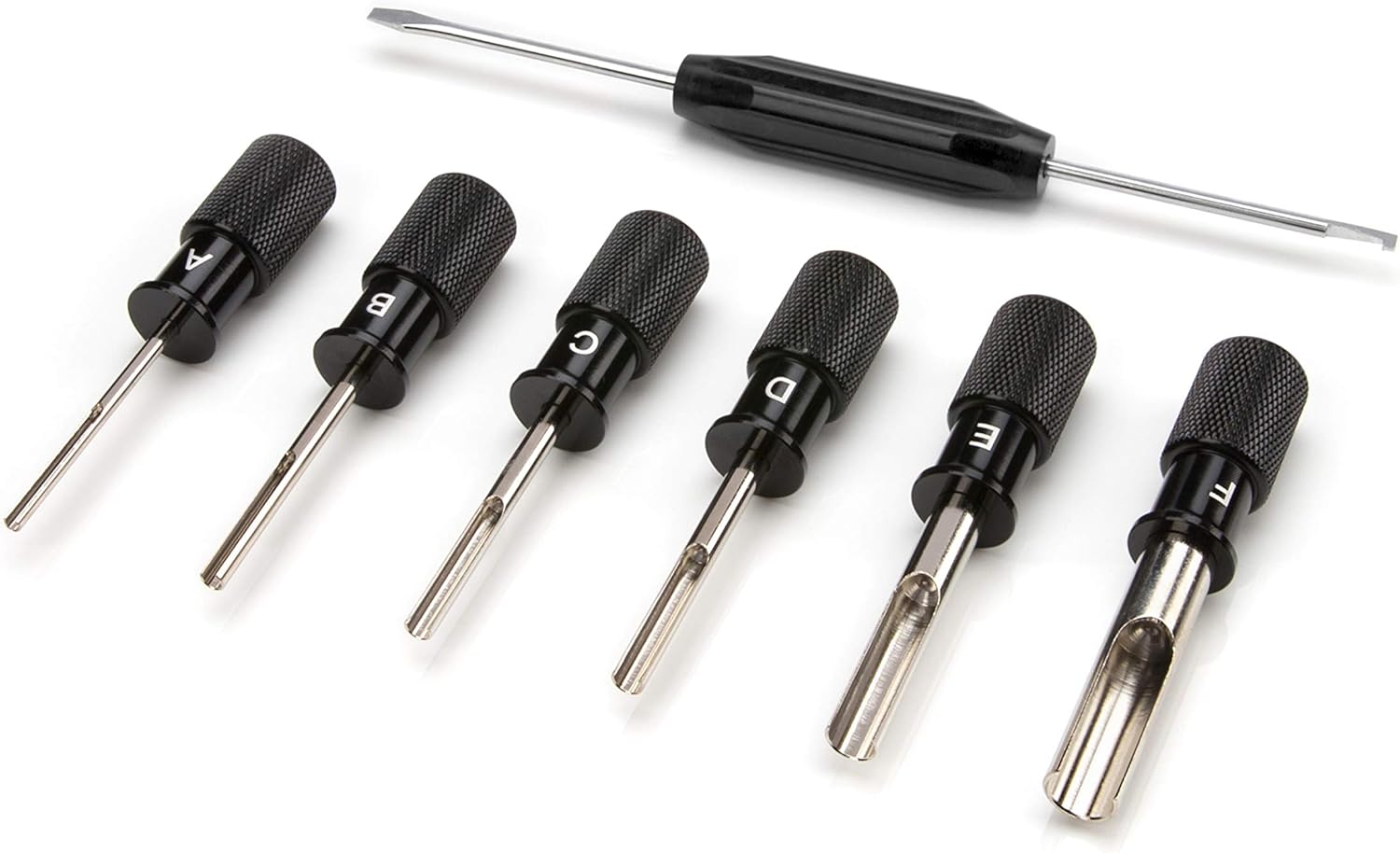 7-Piece Deutsch Terminal Tool Kit with Wedge/Removal Tool and Screwdriver A8568