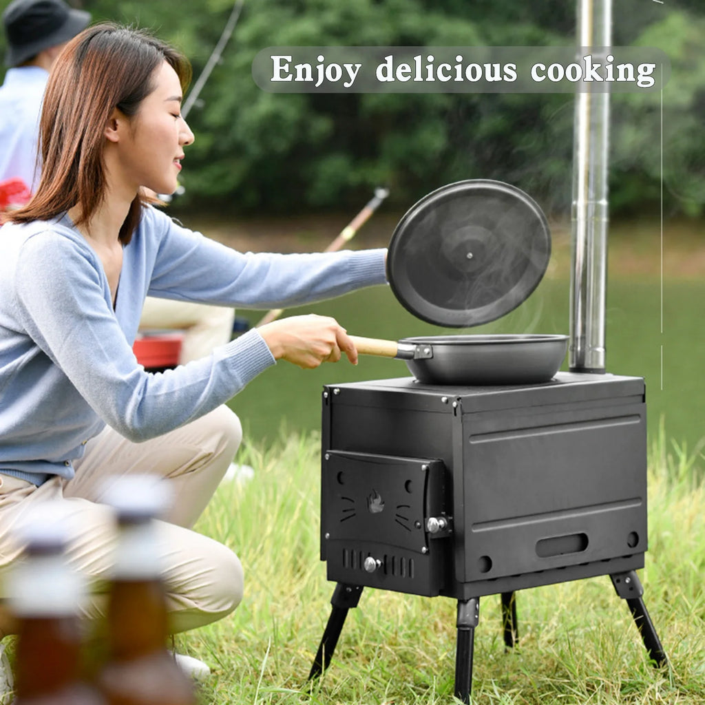 Portable Camping Wood Burning Stove L513701