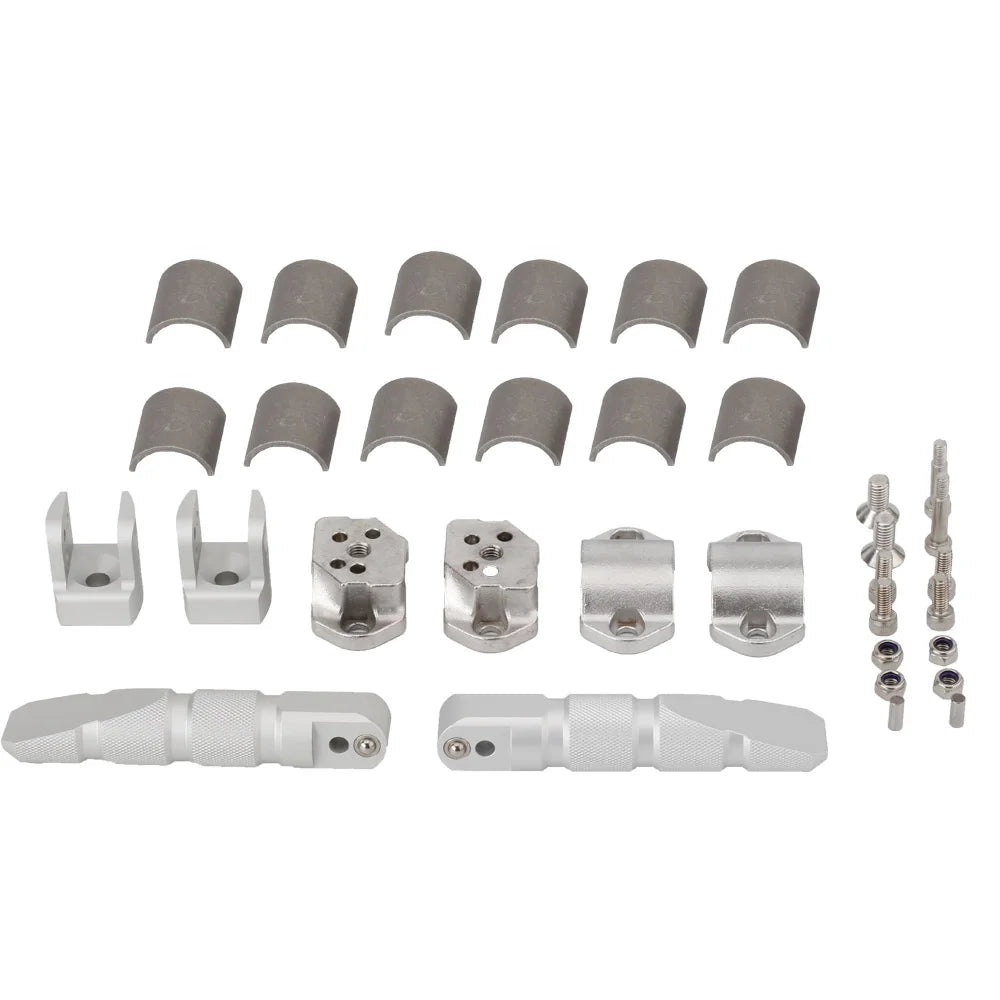 Universal Motorcycle 360 Rotatable Highway Crash Bar Foot Pegs Y1454