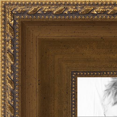 Muted Gold Wood Picture Poster Frame for 30x25 Photo A900563