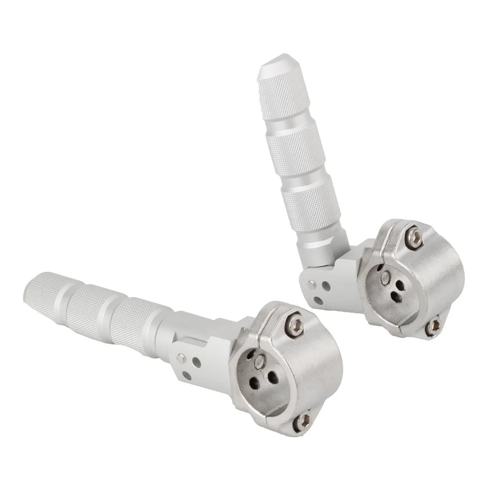 Universal Motorcycle 360 Rotatable Highway Crash Bar Foot Pegs Y1454