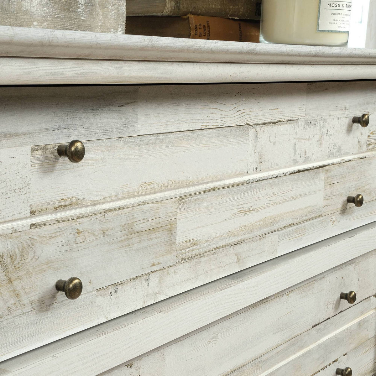 White Plank 3-Drawer Chest T53887