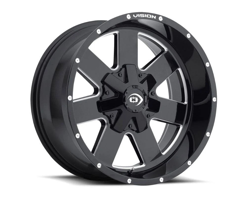 Gloss Black Milled Spoke Wheel 20x9 C68883