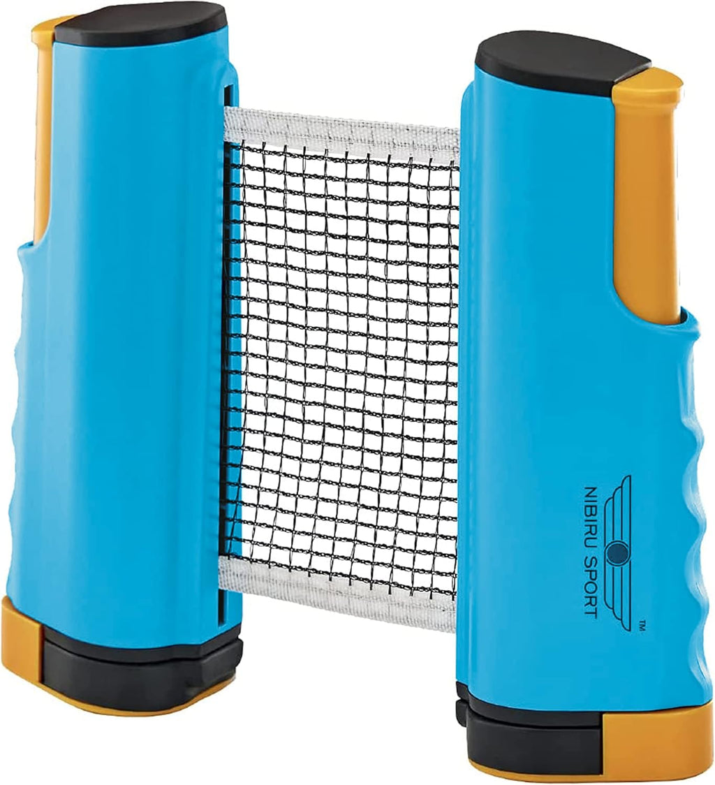 Ping Pong Paddles Set with Retractable Net and Storage Case, Pack of 2 R48100