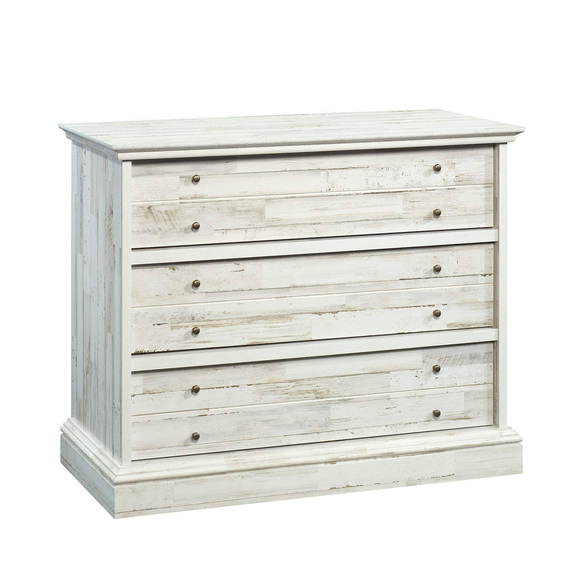 White Plank 3-Drawer Chest T53887