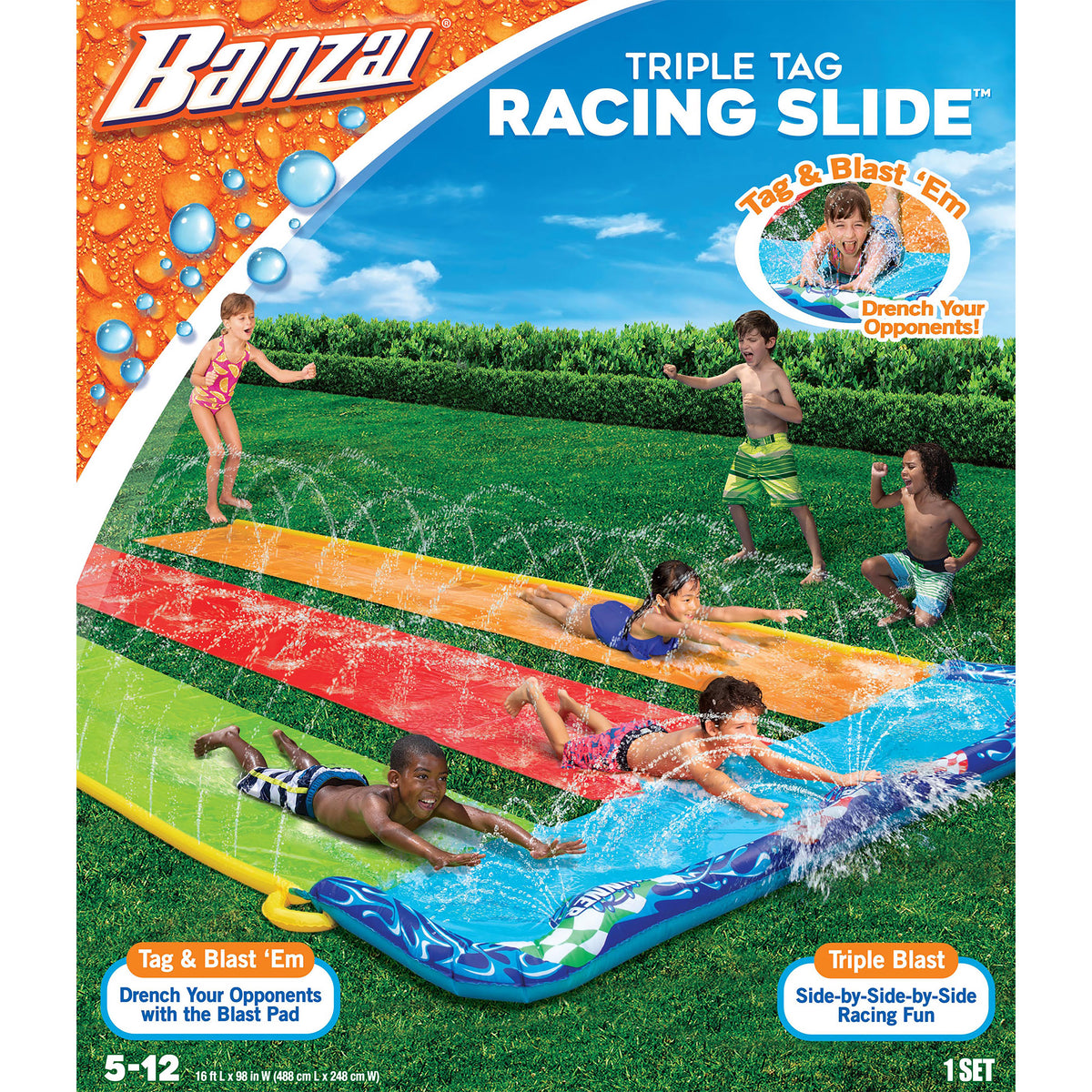 Triple Tag Racing Slide J8593