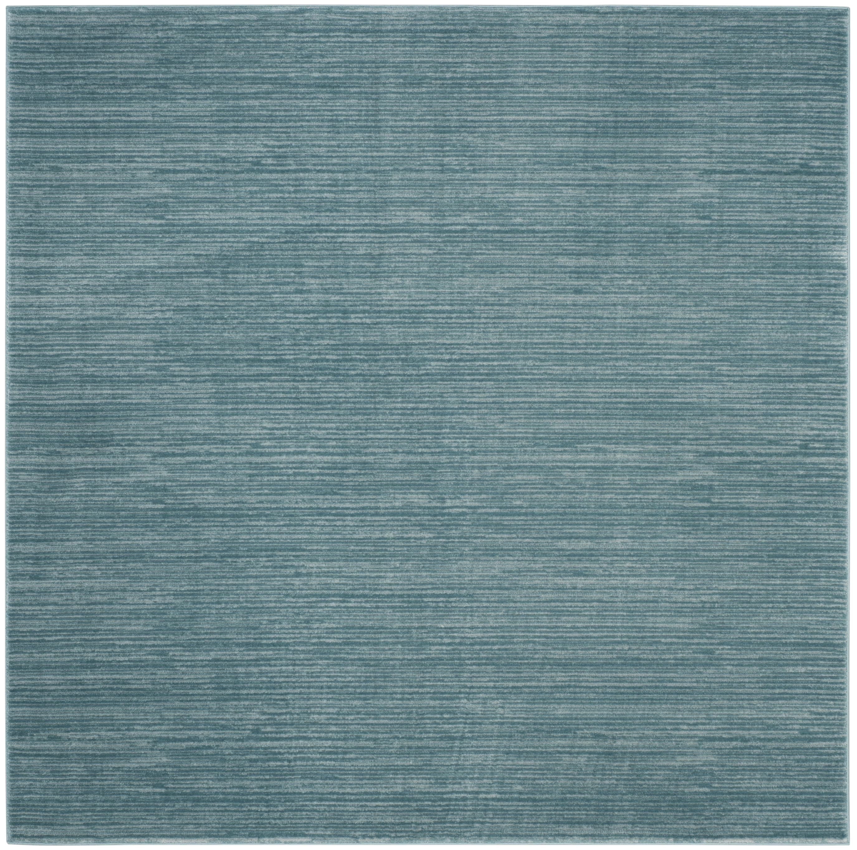 Aqua Overdyed Solid Area Rug Q37059