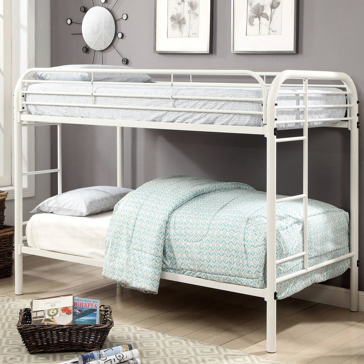 Twin Metal Painted Bunk R68761
