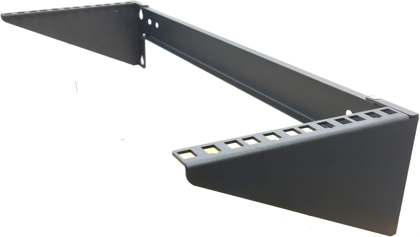 4U 19 Inches Cold Rolled Steel Wall Mountable Vertical Rack Pack of 2 U765107