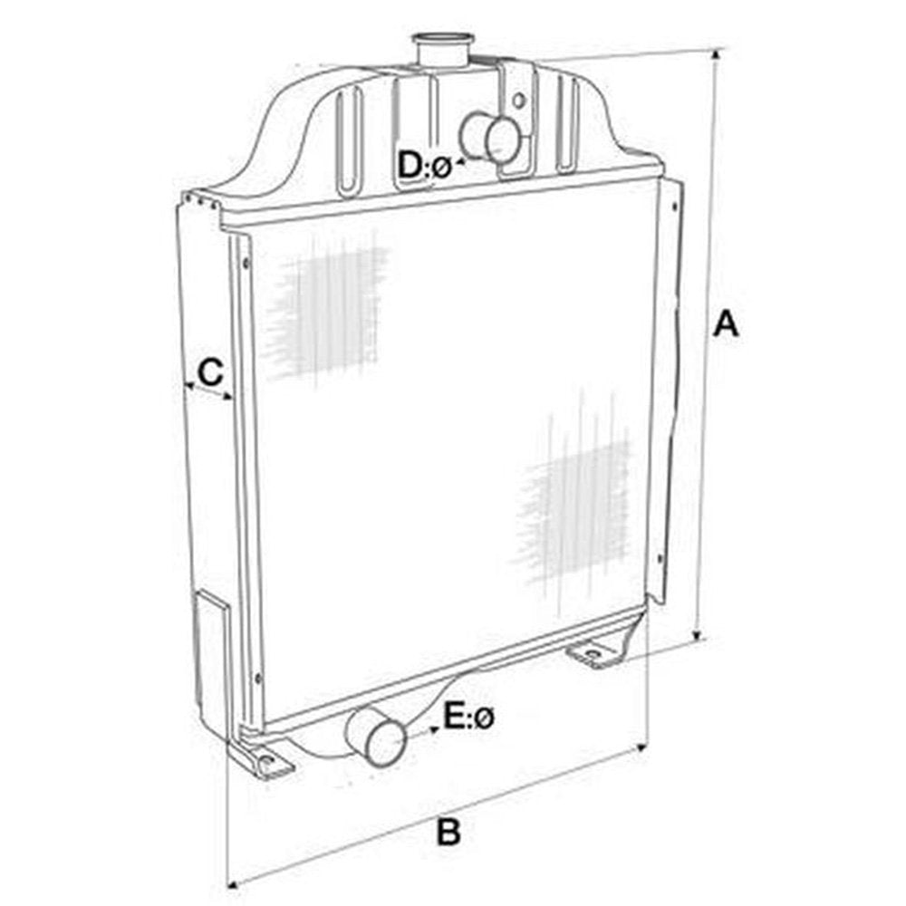 Tractor Radiator E603