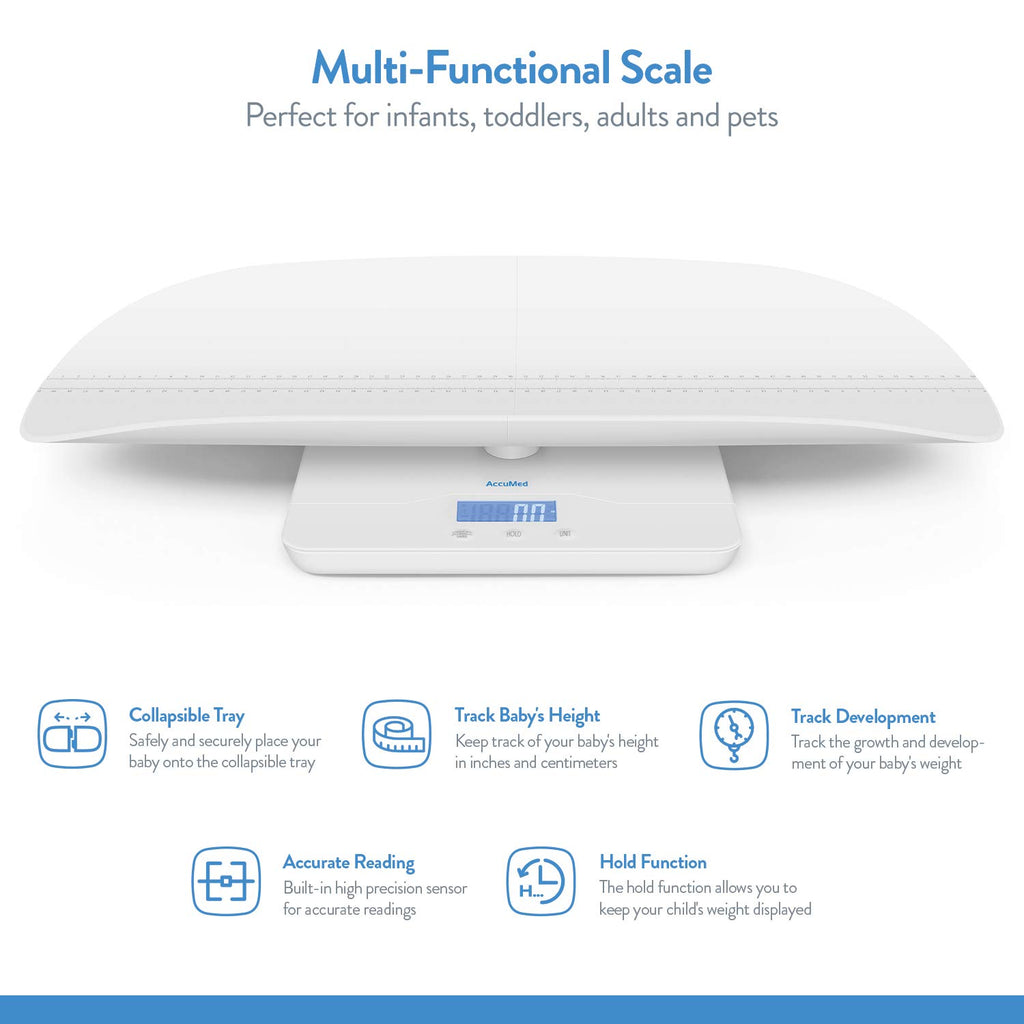 Digital Baby Scale with Blue Backlight Q364