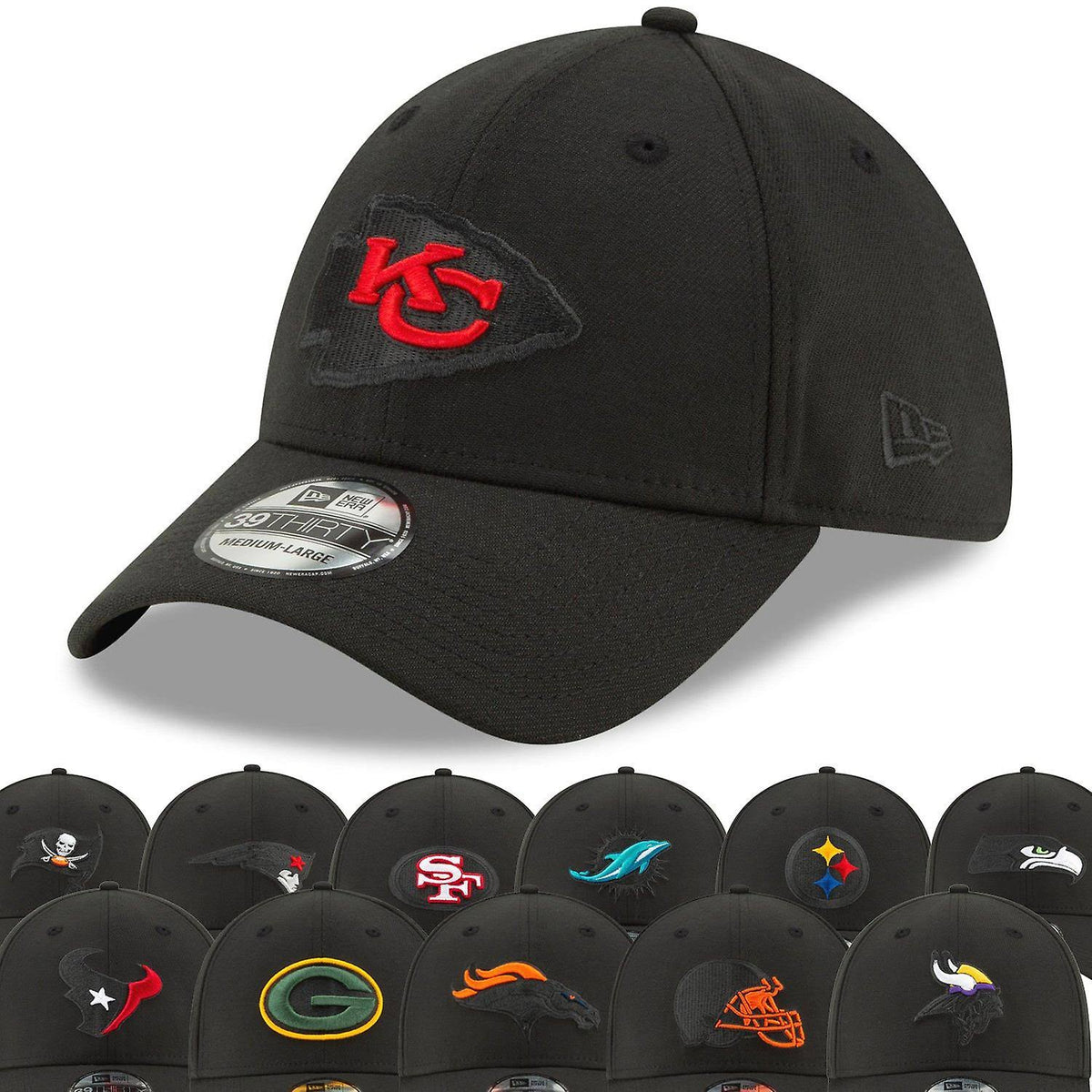Black Cleveland Browns Stretch-Fit Cap H894732