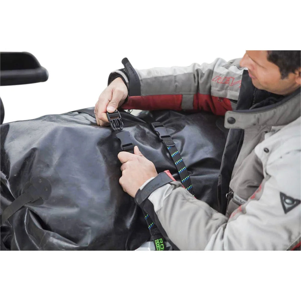 Medium Duty Adjustable Cargo Straps Black/Orange J24758