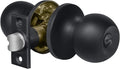 Oil Rubbed Bronze Privacy Door Knob Set, Round Ball Door Knob, All Metal G642271