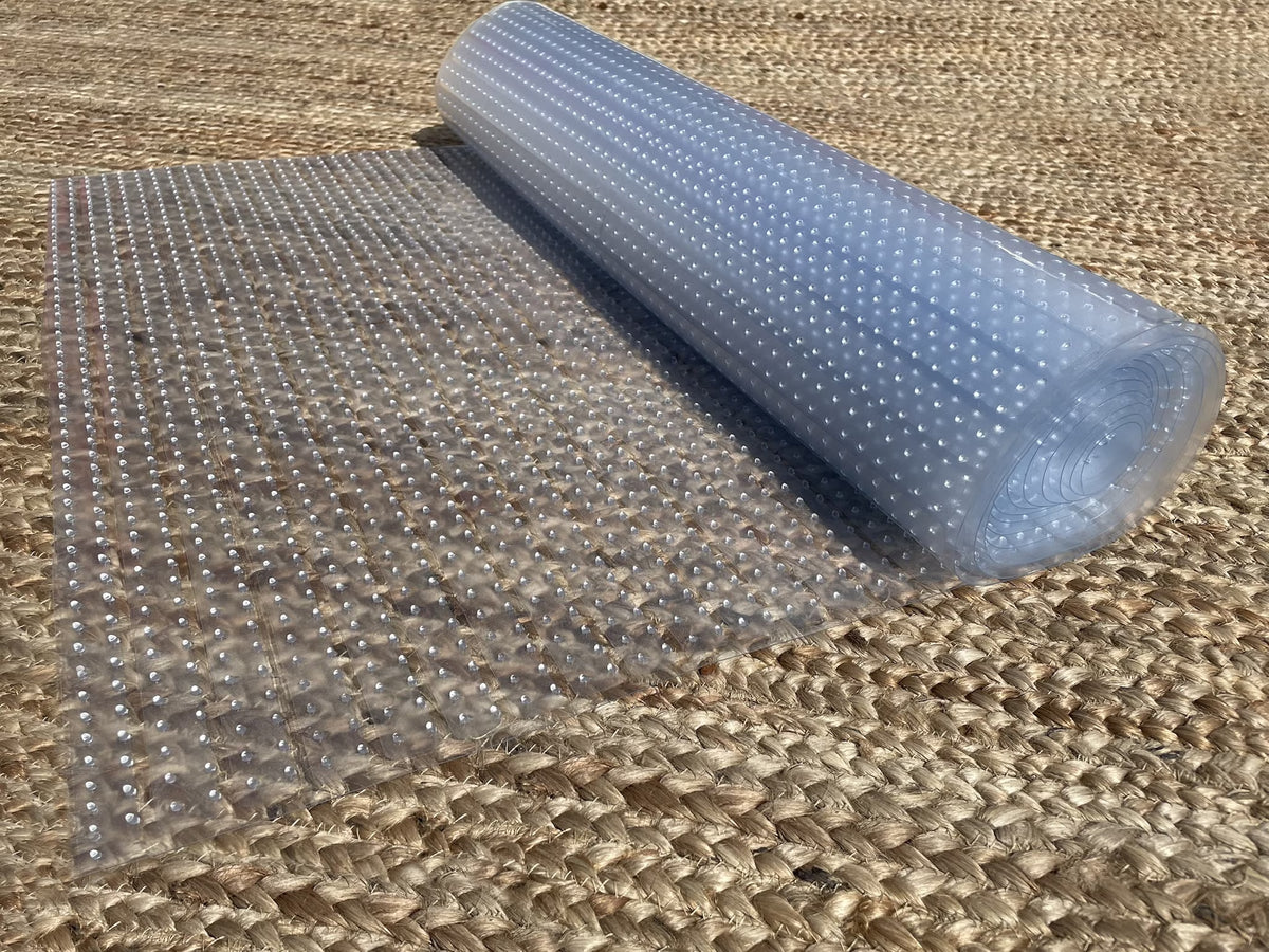 Clear Vinyl Plastic PVC Floor Runner Protector For Carpet (27" Wide) J1398