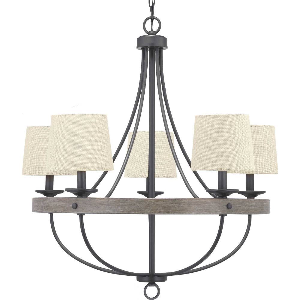 Eight Light Foyer Galvanized M6055